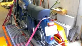 ...first test 1962 CZ 175ccm Typ 450