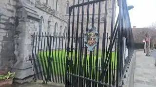 This is me doing the walk in of St Patrick's  cathedral Dublin 🇮🇪