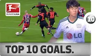 Top 10 Long-Range Goals - 2014/15