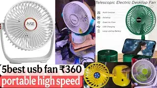 Best 5 Rechargeable portable Folding usb fan 