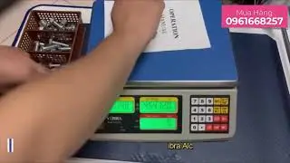 Giới thiệu và hướng dẫn sử dụng cân điện tử đếm số lượng Vibra ALC?