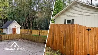 Fence Painting Raleigh NC - Painter - Call Triangle Pro Painting