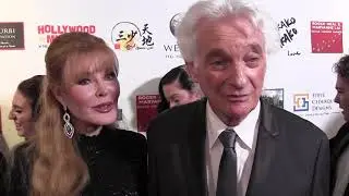 Joel Diamond, hitmaker for Engelbert, Mardones, & Hasselhoff, with Knight Rider star Rebecca Holden