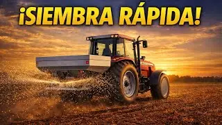 🌾🚜 Cómo SEMBRAR CEBADA con ABONADORA para una Agricultura MÁS EFICIENTE ✅