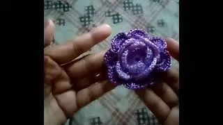 Crochet rose square Tutorial. কুশিকাটার গোলাপ দিয়ে স্কয়ার বানানো শিখুন।