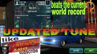 UPDATED TUNE 1968 dodge charger street edition 1673 turf tune beats the current World record
