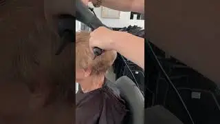 Blow dry short hair #haircut #hair #hairstyle  #blowup  #drycut haireducation  #shorts #video