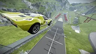 Full Speed Jump, Instant Wreck | Epic High Speed Car Jumps #001 | BeamNG.drive #beamngdrive