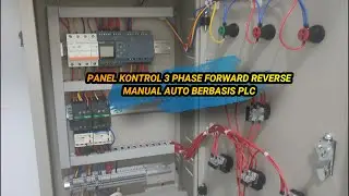 Panel Kontrol 3 Phase Forward Reverse Manual Auto Berbasis PLC