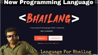 BHAILANG😂  | A programming language for BHAI LOG 😂 | New Programming Language