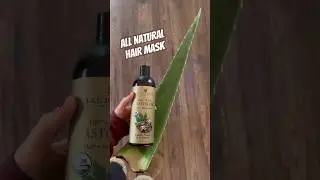 Today on the Homestead: DIY Aloe Vera & Castor Oil Hair Mask | Natural Deep Conditioner #shorts
