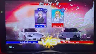 頭文字D THE ARCADE @おちょいぁ　オンラインバトル5連戦