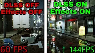 😍😍😍 Ghostwire Tokyo \ NVIDIA GeForce Experience settings \ DLSS ON \ 1080p \ High frame