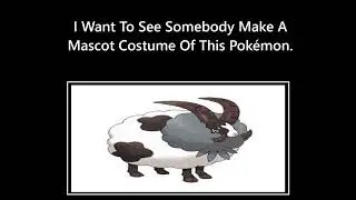 I Want To See Somebody Make A Mascot Costume Of Dubwool Request #mascotcostume #pokemon