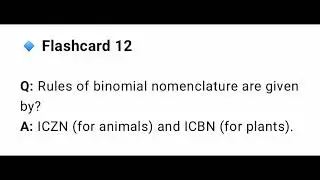 The living world 🌎 | Important flashcards For NEET-2026 #neet