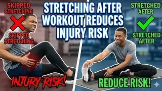 Stretching after workout reduces injury risk #workout #shorts