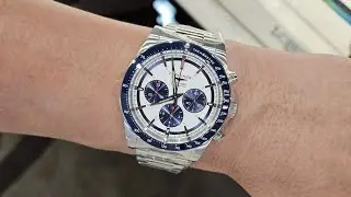 Longines conquest Chronograph New color  blue 🔵 Panda
