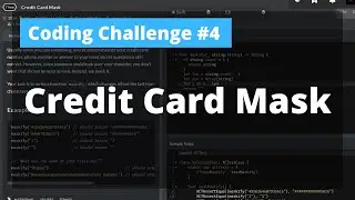CodingChallenge #4 - Codewars - Credit Card Mask