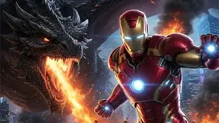 An Armored Hero vs Giant Dragon 🐉  Epic Cinematic Battle 4K CGI Movie