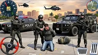 Police Car Chase Simulator 3D Game - Real Cop Cars Driving Simulator 2025 - Android GamePlay