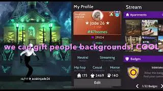 *Avakin Life* We Can Now Gift Profile Backgrounds! 😀