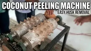 Coconut peeling Machine | Traditional method of coconut peeling Machine | Mech Final Year Project's 