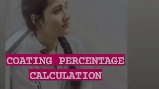 COATING PERCENTAGE CALCULATION