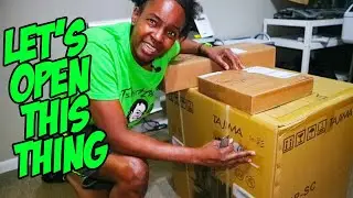 Unboxing Tajima Sai Embroidery Machine