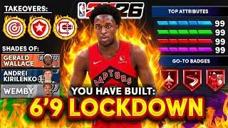 THIS 6'9 LOCKDOWN BUILD IS GAMEBREAKING ON NBA 2K26! NEW BEST META LOCKDOWN BUILD! best build 2k26