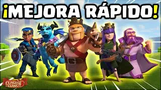 💡 M&eacute;todo SECRETO para mejorar H&Eacute;ROES y Maxear R&Aacute;PIDO en Clash of Clans (FUNCIONA)
