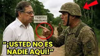 Petro visita frontera con Per&uacute;&hellip; y un militar le dice 