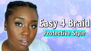 Easy Summer Protective Style On Natural Hair