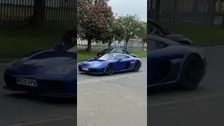 A Mclaren 600 and Noble M600 leaving Supercarfest