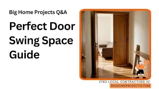 Door Clearance Thumb Rule 32&ndash;36in Latch Space Guide