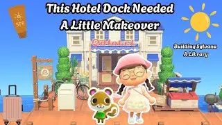 ACNH 3.0 Speed Build | Hotel Dock & Beach Library