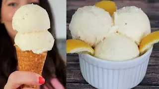 Evde Limonlu Dondurma (Rafine Şekersiz) Tarifi | Canan Kurban