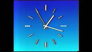 Диктор, программа передач и конец эфира (ČST F1 Чехословакия, 15.08.1992)