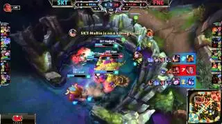 Reignover Baron Steal vs SKT - MSI 2015 - League of Legends