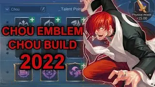CHOU BUILD AND EMBLEM 2022 | CHOU BEST BUILD 2022 - MOBILE LEGENDS