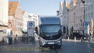 EU Standard New Energy Electric Truck Vans 350KM Cold Chain For Logistics