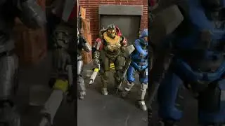Halo Spartan Collection Noble Six Complete Team Display #shorts #youtubeshorts