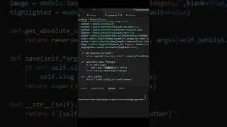 Utilizando o slugify com Django
