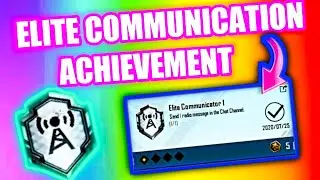 BEST WAY TO COMPLETE (RADIO ACHIEVEMENT) ELITE COMMUNICATOR || PUBG MOBILE