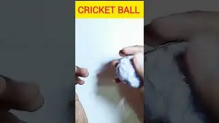 ₹100 Leather Ball in ₹0 At Home 😱 | Homemade Leather Ball | how to make cricket ball #ball