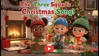 The Three Squad&rsquo;s Christmas Song! | Holiday Nursery Rhyme for Kids  | LullabyLemon Kids!❄️