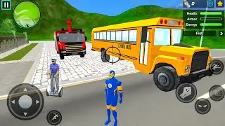 Spider Rope Hero Ninja Gangster Crime Vegas City #2 - Android Gameplay