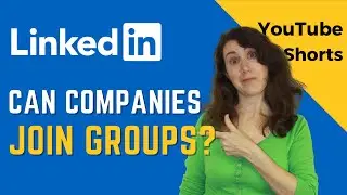 Can You Join LinkedIn Groups as a Company? | LinkedIn Marketing #shorts