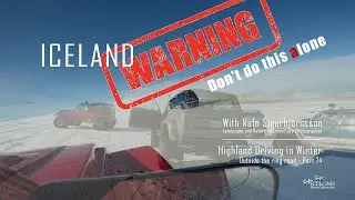 Iceland V - Highland Driving in Winter - Outside the ring road │ Part 74