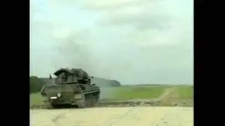 Erdzielschie&szlig;en mit dem FlakPz Gepard