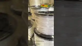 Twisted Polypropylene Rope 6MM White Color Spool Manufacturer Company From India #ropemanufacturer